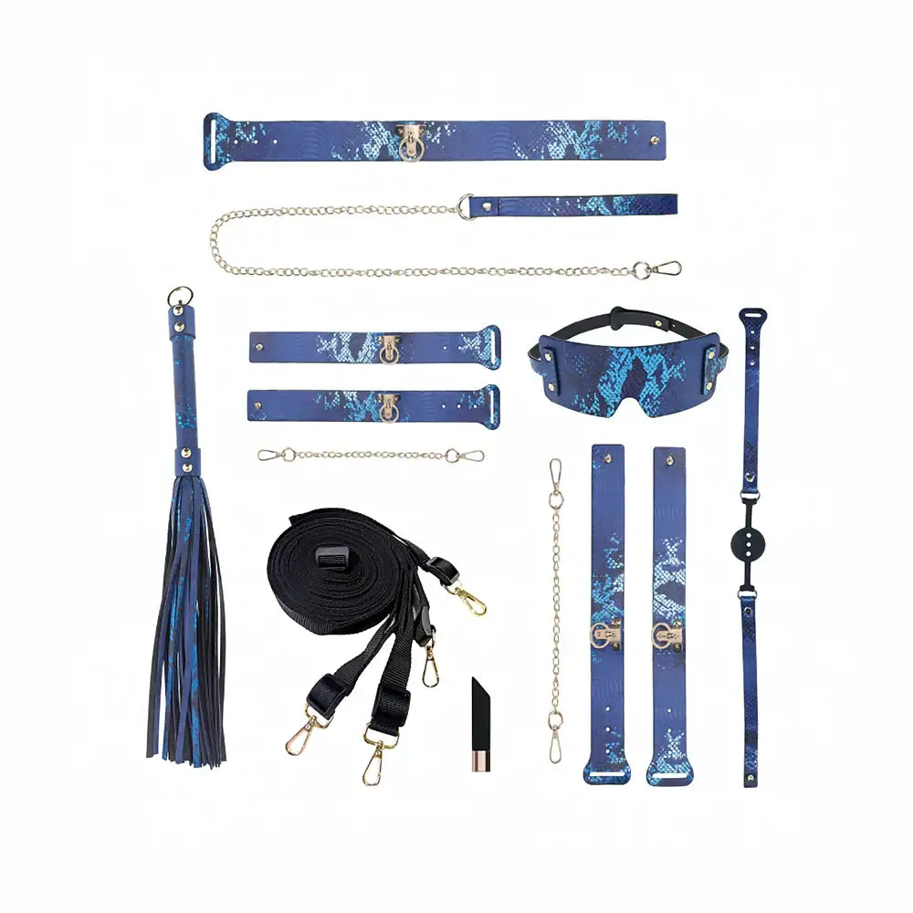Ouch! International Collection Bondage Kits - Florence Blue - Restraints