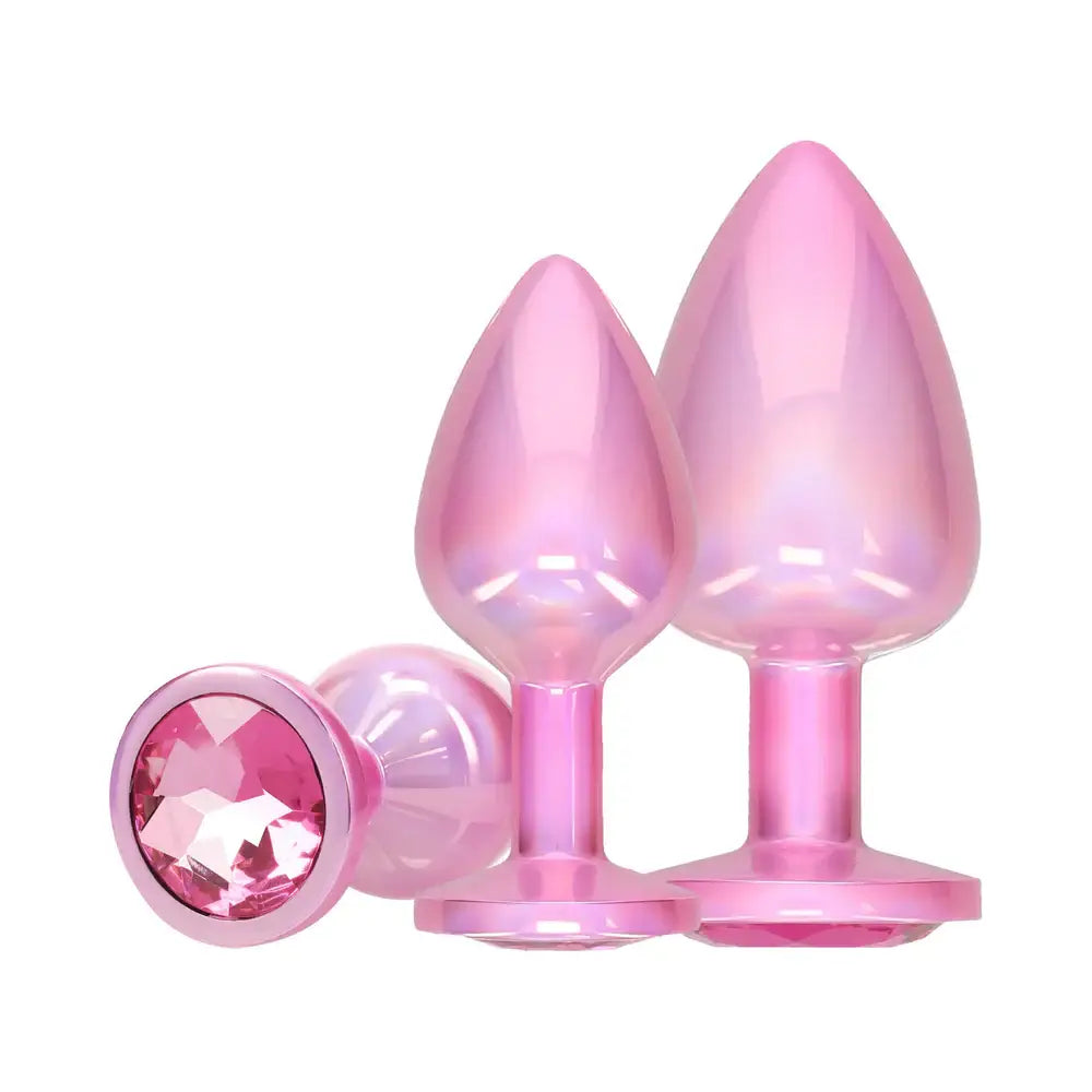 Ouch! International Collection Metal Anal Plug 3-Piece Set - Butt