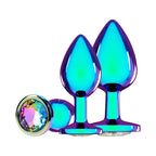 Ouch! International Collection Metal Anal Plug 3-Piece Set - Butt