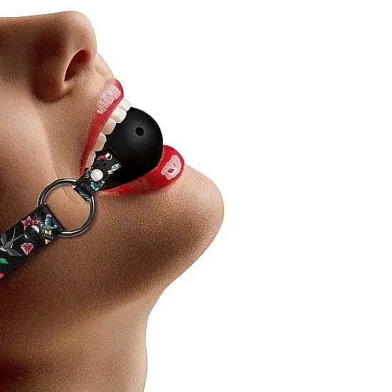 Ouch! Old School Tattoo Breatheable Ball Gag - Rolik®