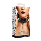 Ouch! Old School Tattoo Printed Collar and Leash - Black - Restraints