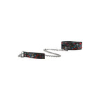 Ouch! Old School Tattoo Printed Collar and Leash - Black - Restraints