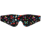 Ouch! Old School Tattoo Printed Eye Mask - Black - Blindfold