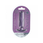 Ouch! Smooth Silicone Oblong Anal Plug - Butt