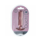Ouch! Smooth Silicone Oblong Anal Plug - Butt
