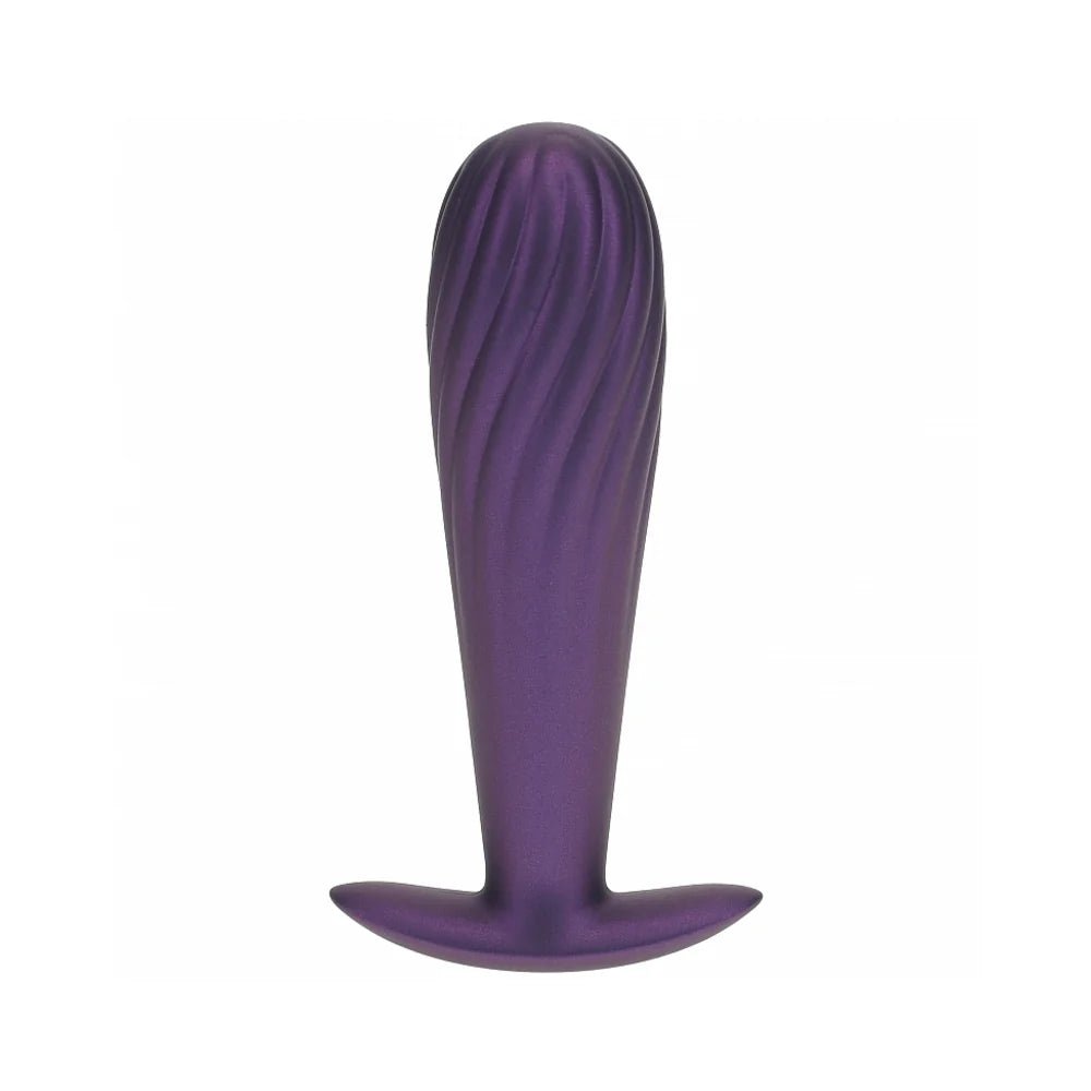 Ouch! Smooth Silicone Ribbed Anal Plug - Rolik®