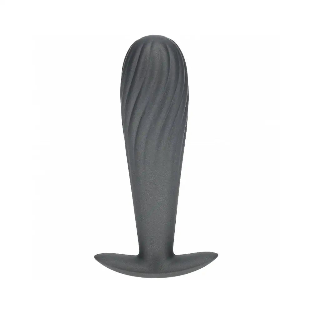 Ouch! Smooth Silicone Ribbed Anal Plug - Rolik®
