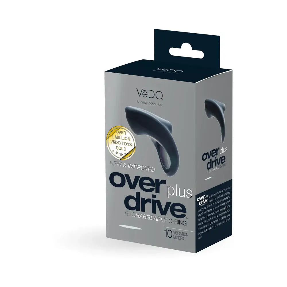 Overdrive Vibrating C - Ring - Black - C-Ring