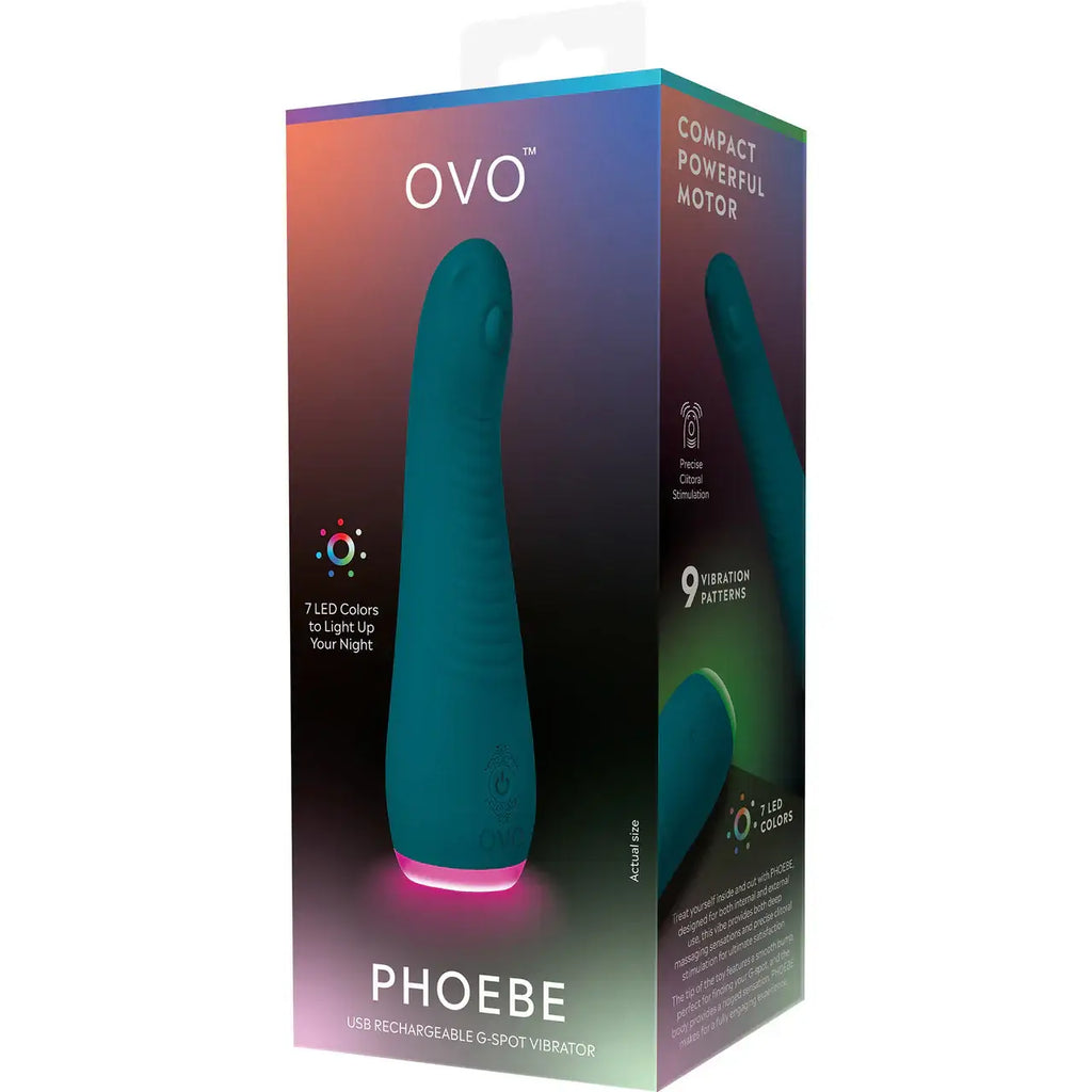 OVO™ Phoebe G-Spot Vibrator - Teal
