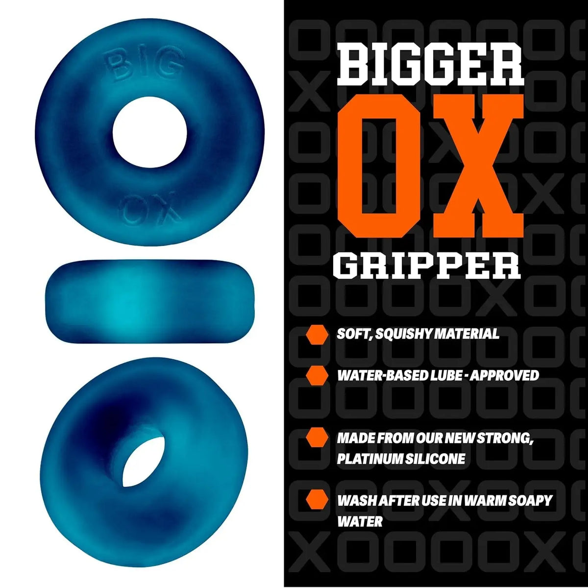 Oxballs Big Ox Silicone C-Ring - Premium Comfort & Girth Enhancement