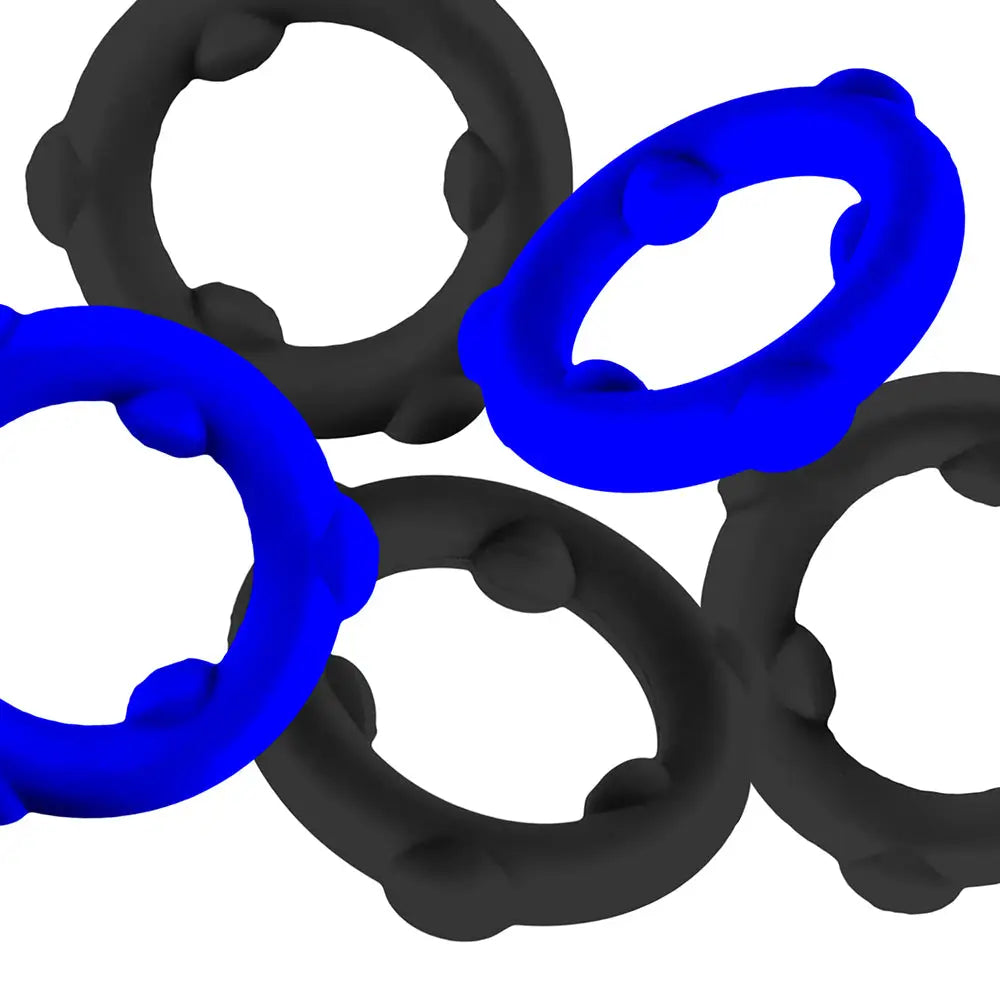 Gearheads Spinner Silicone C-Ring Mixed Colors 5-Pack