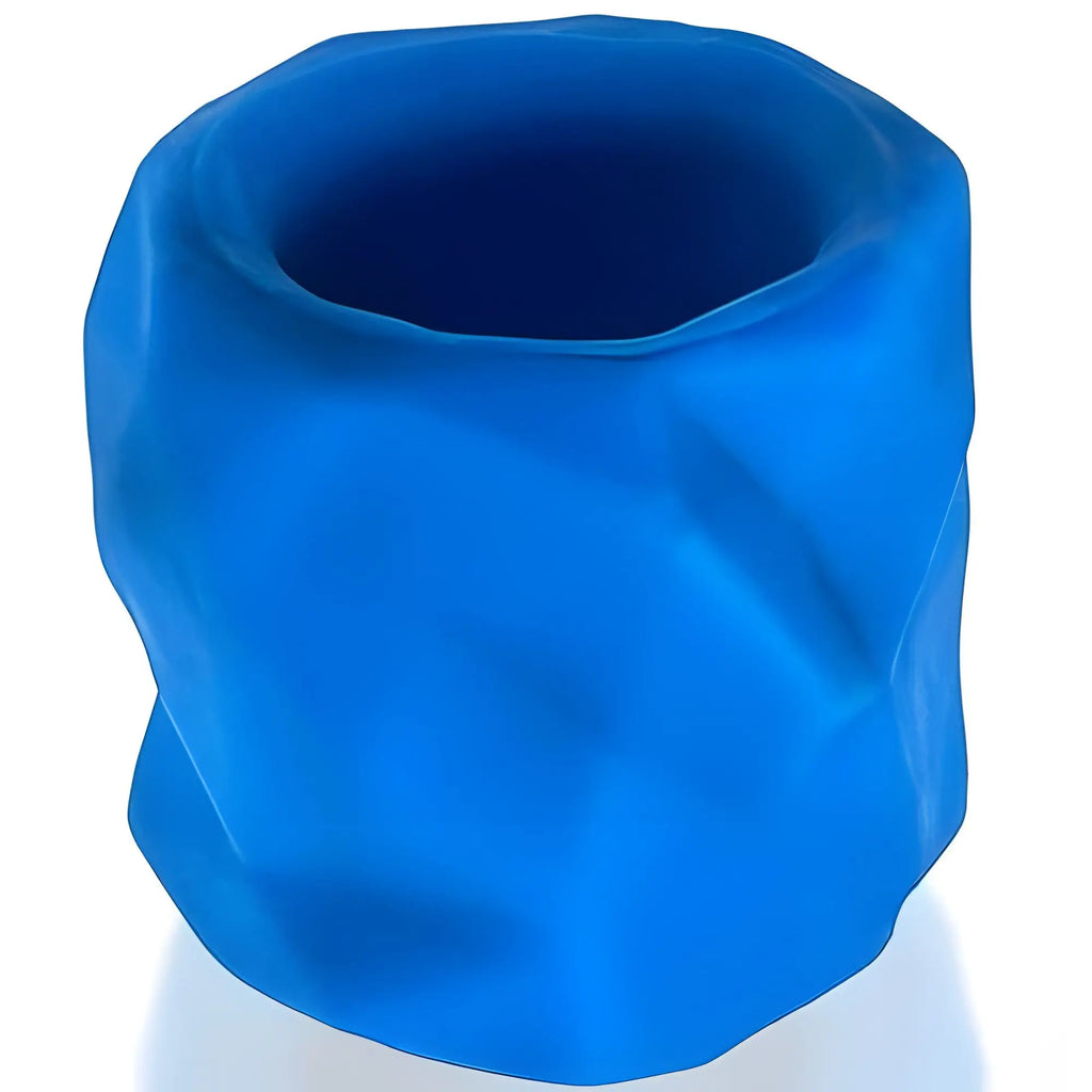 Oxballs hünkyjunk FRACTAL Plus + Silicone Ball Stretcher, No-Slip Grip Extended Play Blue