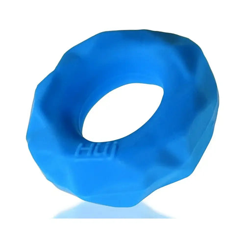 Oxballs hünkyjunk FRACTAL Plus + Silicone C-Ring, Long-Wear Comfort No-Roll Design Blue