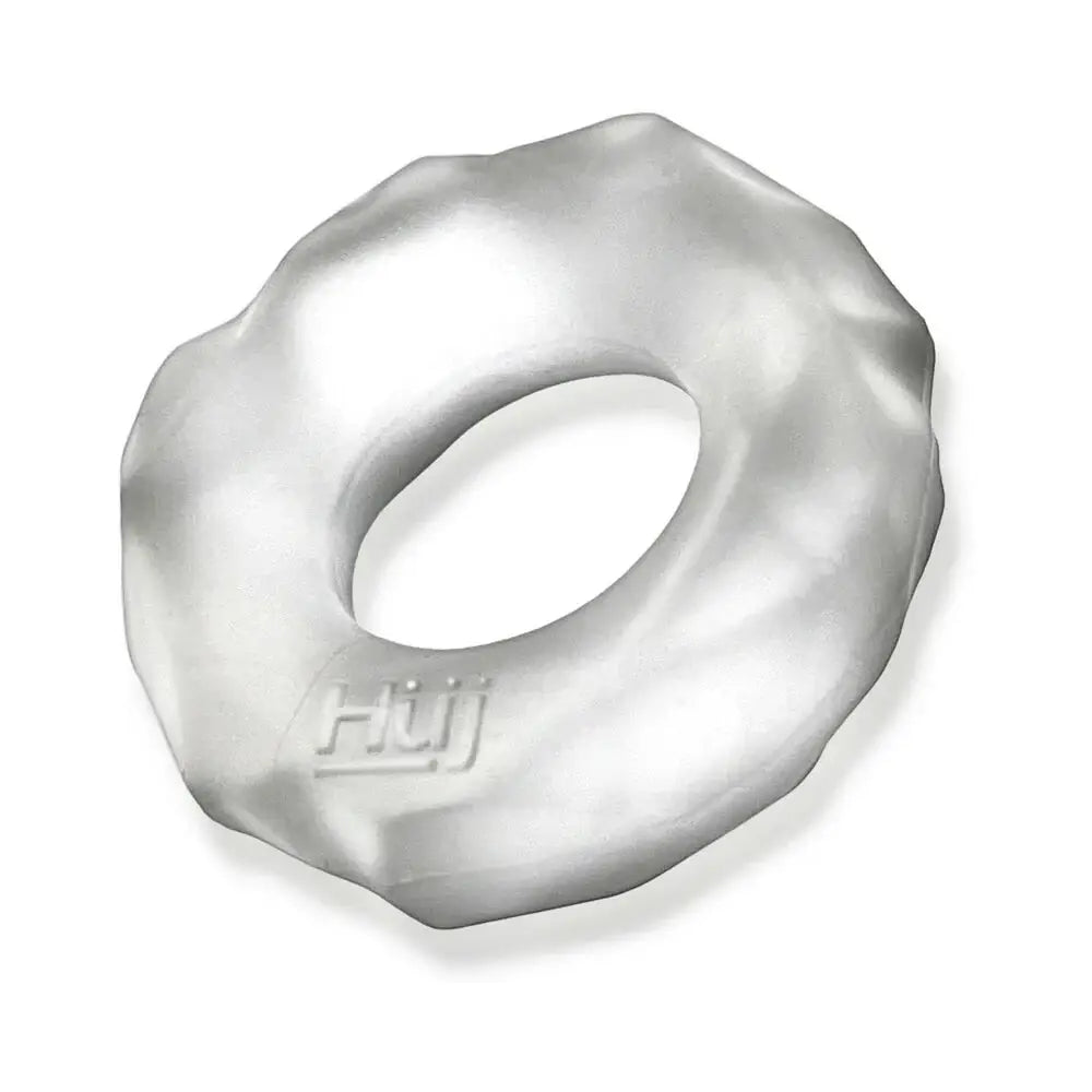 Oxballs hünkyjunk FRACTAL Plus + Silicone C-Ring, Long-Wear Comfort No-Roll Design Clear
