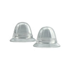 Oxballs Hünkyjunk Nano Nips Silicone Nipple Suckers, 2-Pack with Storage Case