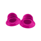Oxballs Hünkyjunk Nano Nips Silicone Nipple Suckers, 2-Pack with Storage Case
