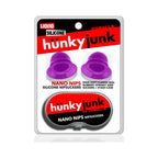 Oxballs Hünkyjunk Nano Nips Silicone Nipple Suckers, 2-Pack with Storage Case