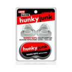 Oxballs Hünkyjunk Nano Nips Silicone Nipple Suckers, 2-Pack with Storage Case
