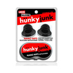 Oxballs Hünkyjunk Nano Nips Silicone Nipple Suckers, 2-Pack with Storage Case