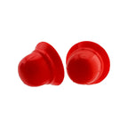 Oxballs Hünkyjunk Nano Nips Silicone Nipple Suckers, 2-Pack with Storage Case Red