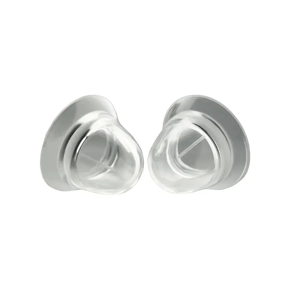 Oxballs Hünkyjunk Nano Nips Silicone Nipple Suckers, 2-Pack with Storage Case Clear