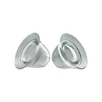 Oxballs Hünkyjunk Nano Nips Silicone Nipple Suckers, 2-Pack with Storage Case