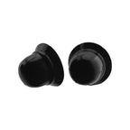 Oxballs Hünkyjunk Nano Nips Silicone Nipple Suckers, 2-Pack with Storage Case Black