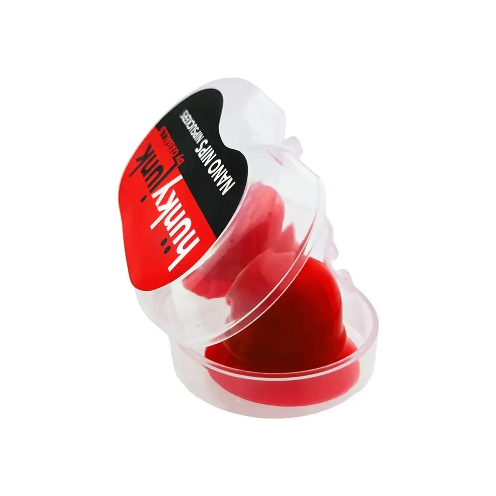 Oxballs Hünkyjunk Nano Nips Silicone Nipple Suckers, 2-Pack with Storage Case