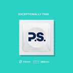 P.S. Exceptionally Thin Latex Condoms 12-Pack
