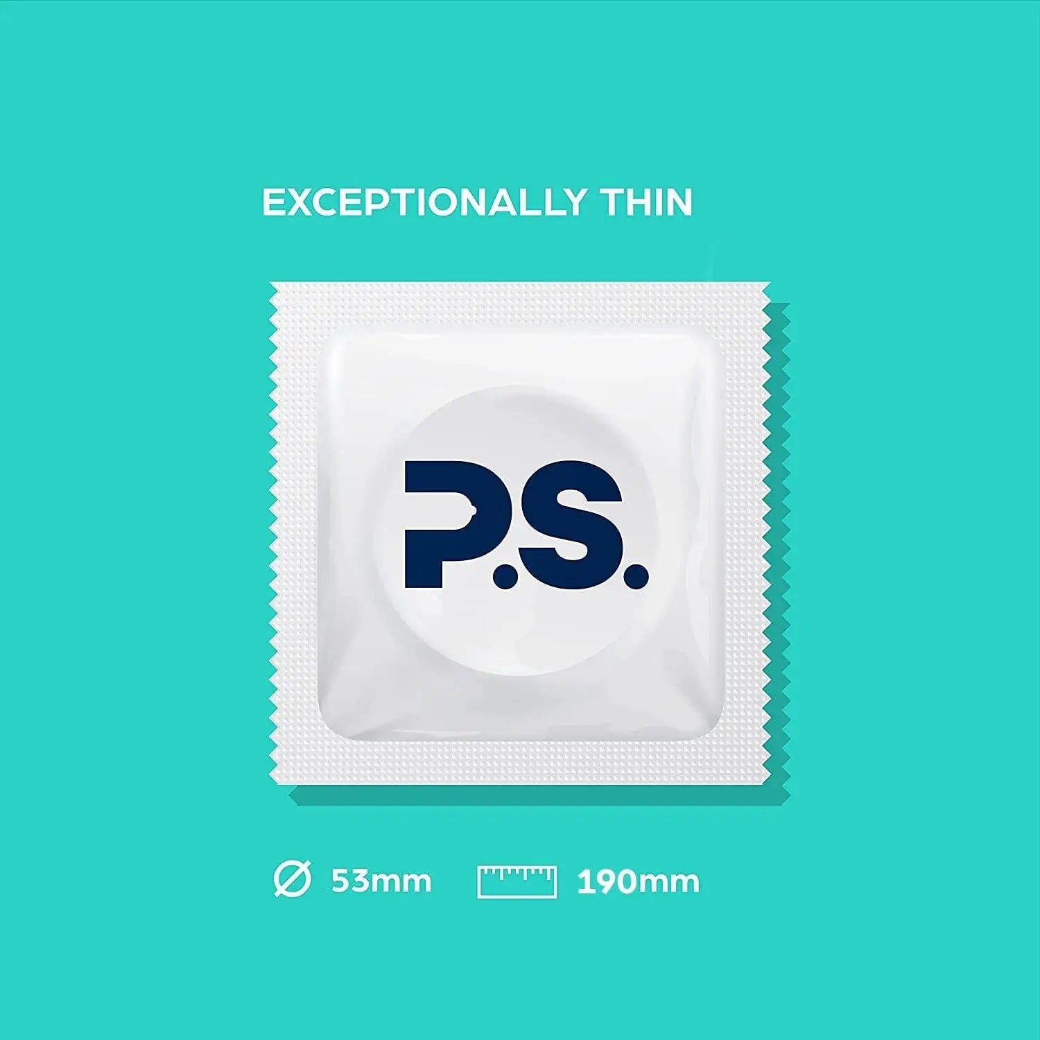P.S. Exceptionally Thin Latex Condoms 12-Pack