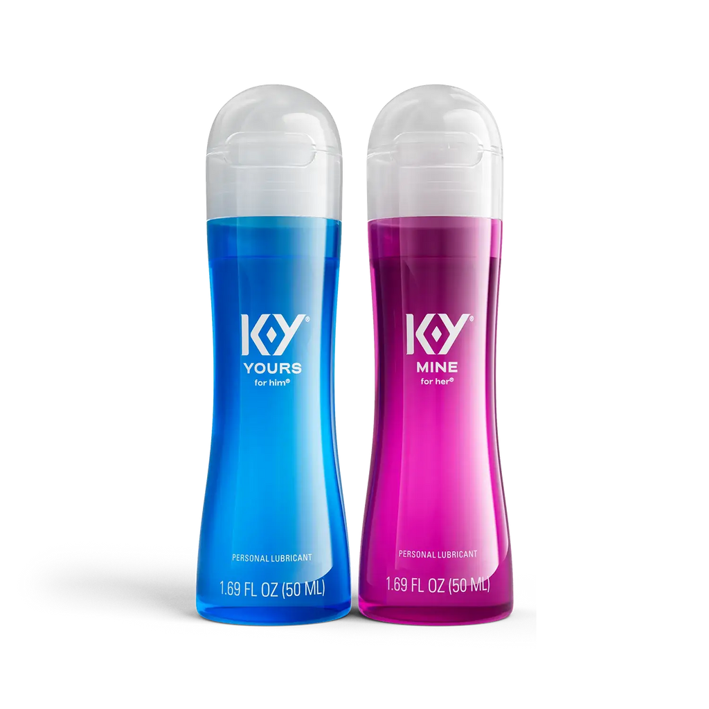 Paradise Marketing K-Y® Yours + Mine Couples Lube Set – His & Hers Warming Tingling Lubricants
