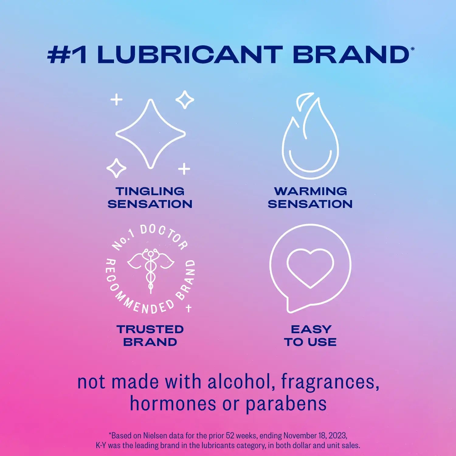 Paradise Marketing K-Y® Yours + Mine Couples Lube Set – His & Hers Warming Tingling Lubricants