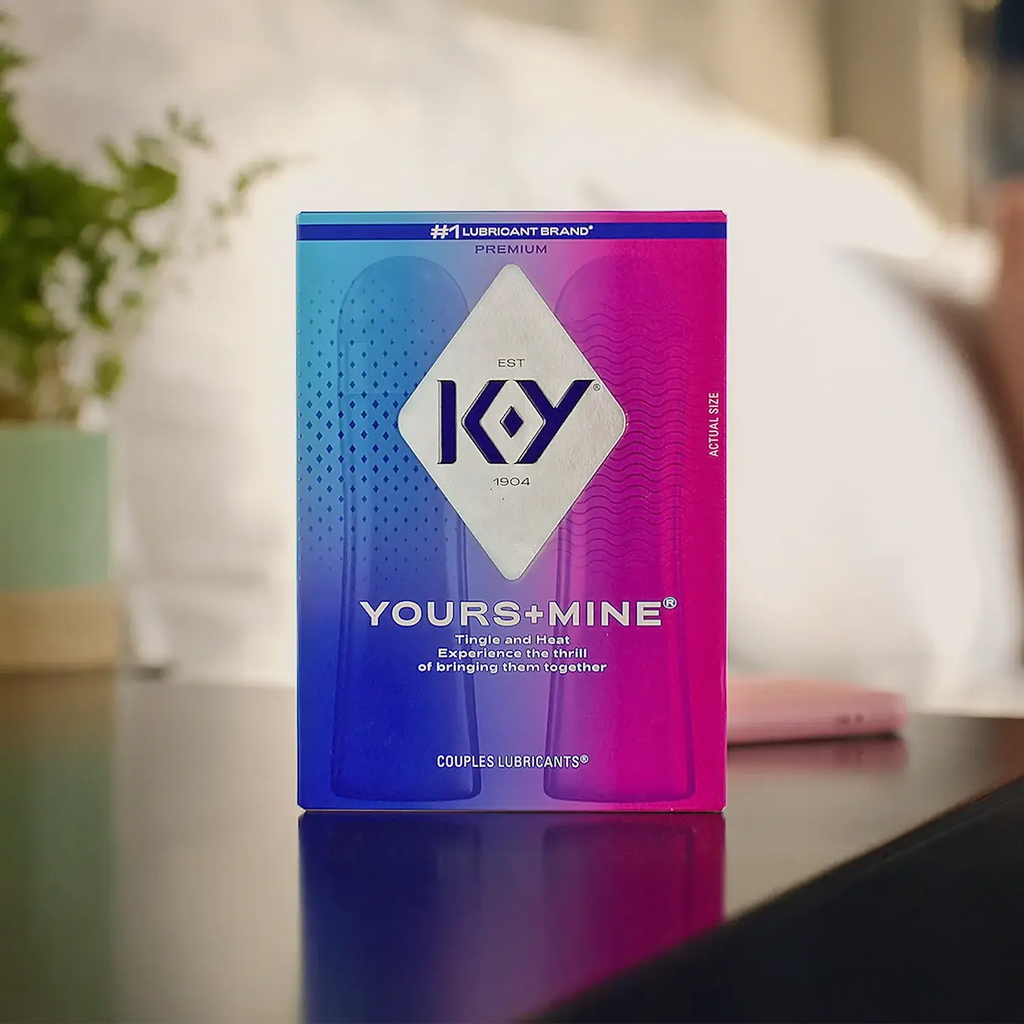 Paradise Marketing K-Y® Yours + Mine Couples Lube Set – His & Hers Warming Tingling Lubricants