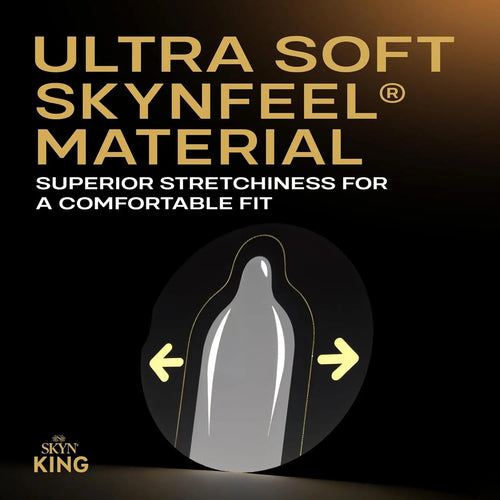 Paradise Marketing SKYN® King Elite Large Non-Latex Condoms | Extra Glide | 10-Pack