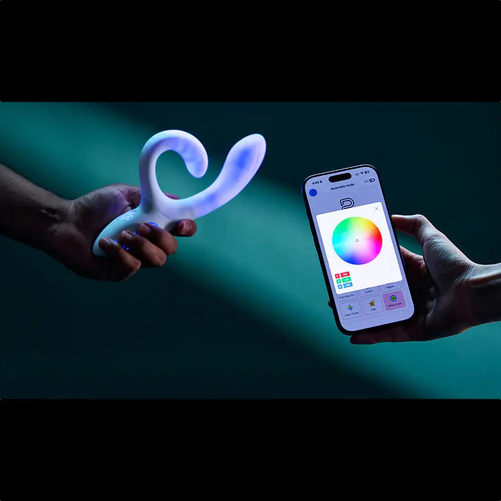 Paradise Pleasure Products The Art of Illumination Rabbit Vibrator Multicolor