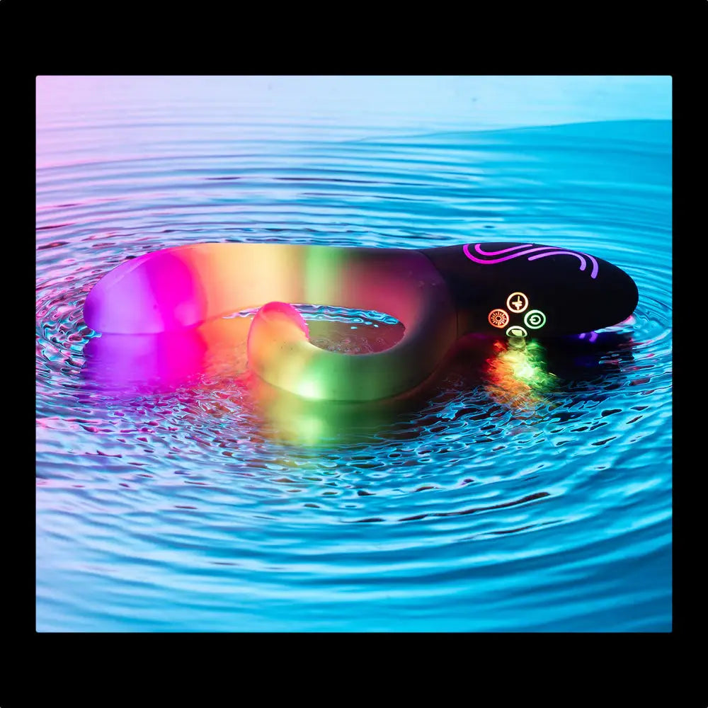 Paradise Pleasure Products The Art of Illumination Rabbit Vibrator Multicolor