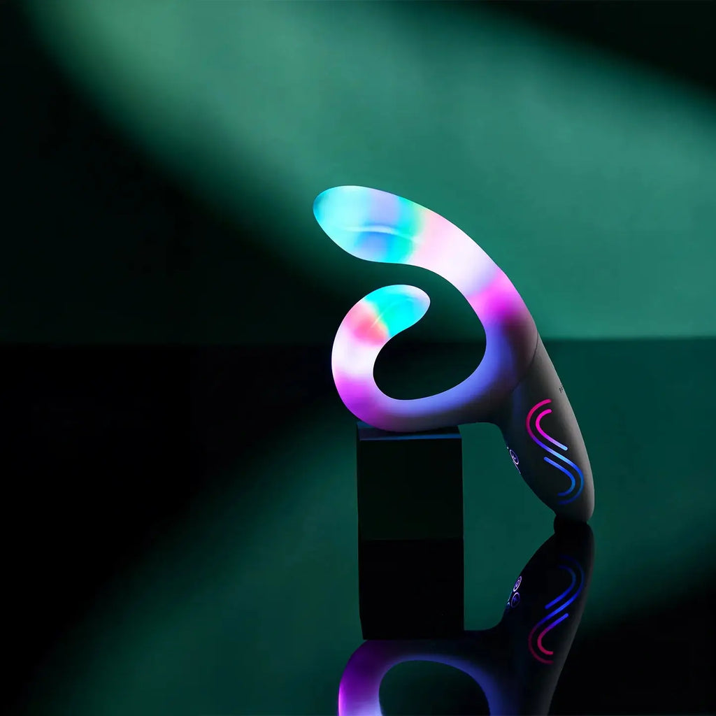 Paradise Pleasure Products The Art of Illumination Rabbit Vibrator Multicolor