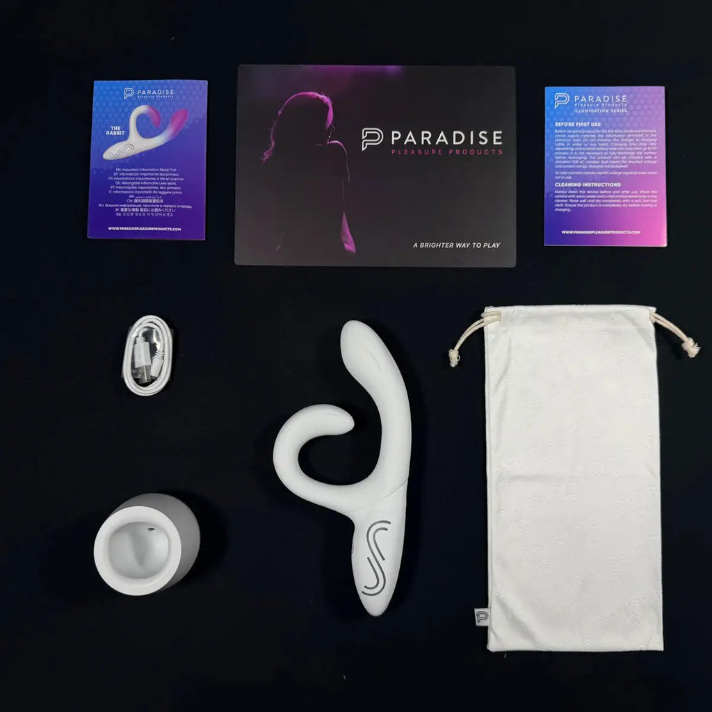 Paradise Pleasure Products The Art of Illumination Rabbit Vibrator Multicolor