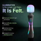 Paradise Pleasure Products The Art of Illumination Wand Vibrator Multicolor