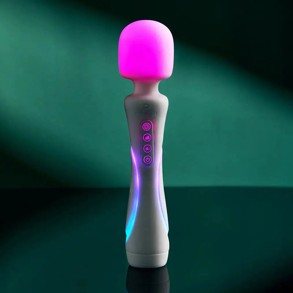 Paradise Pleasure Products The Art of Illumination Wand Vibrator Multicolor