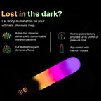 Paradise Pleasure Products The Bullet by - RGB LED App-Controlled Vibrator Multicolor