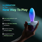Paradise Pleasure Products The Plug RGB LED App-Enabled Vibrating Butt - Rechargeable & Waterproof Multicolor