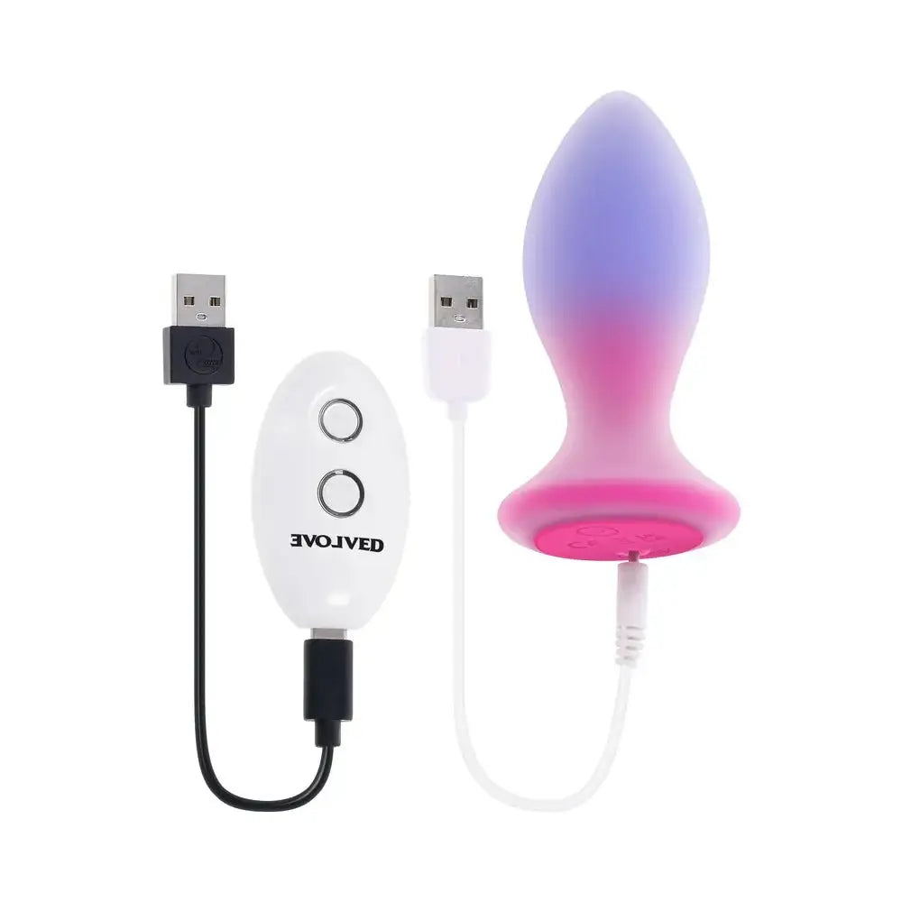 Paradise Plug Dual Layer Vibrating Anal Plug with Remote - Rolik®