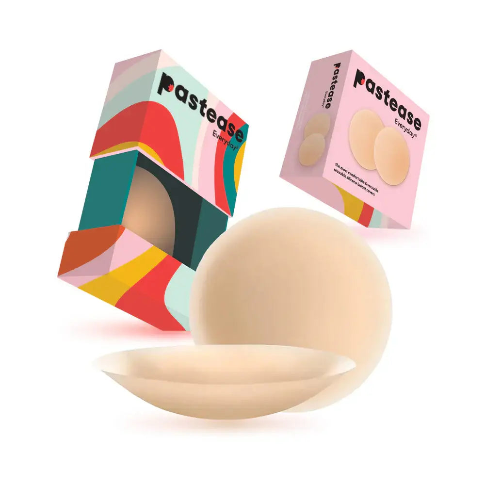 Pastease Everyday® Reusable Silicone Nipple/Breast Covers - Sand Beige / Small (Fits A-C Cups) - Nipple
