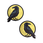 Pastease® Animal & Plant Nipple Pasties Black Raven Full Moon