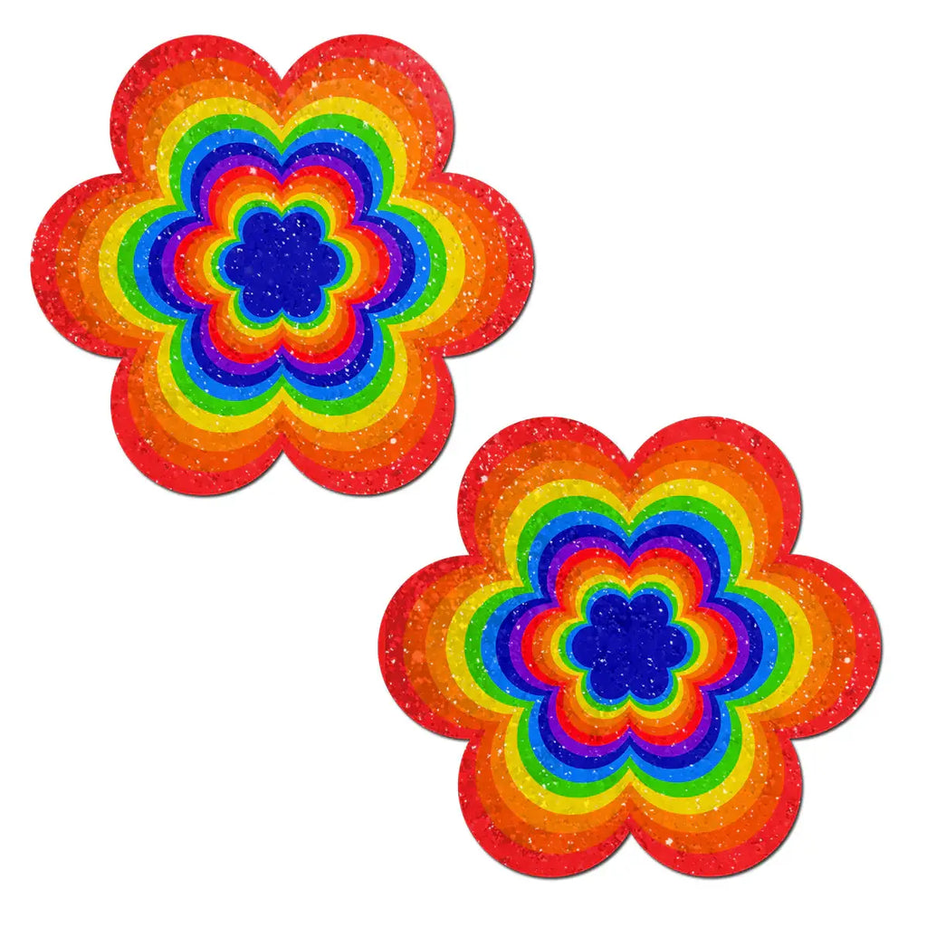 Pastease® Animal & Plant Nipple Pasties Rainbow Daisy