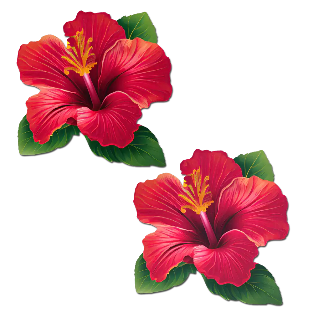 Pastease® Pastease Animal & Plant Collection Nipple Pasties - 10+ designs to choose from! Hibiscus