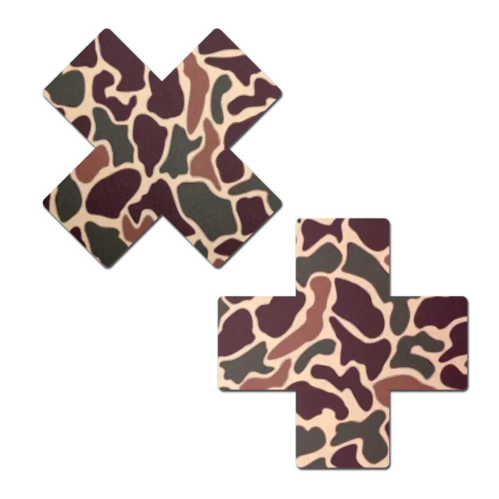 Pastease® Pastease Cross Collection Nipple Pasties | 10+ designs to choose from! Duck Camouflage