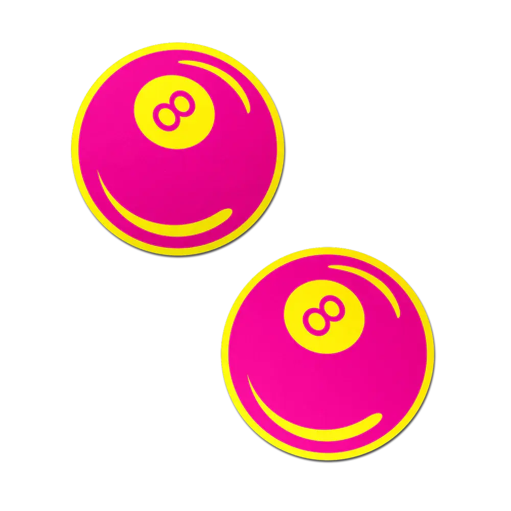 Pastease® Pastease Themed Nipple Pasties | 15+ designs to choose from! Neon 8-Ball