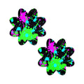 Pastease® Petal Collection Nipple Pasties | 12 Designs Vibrant Neon Paint Splatter